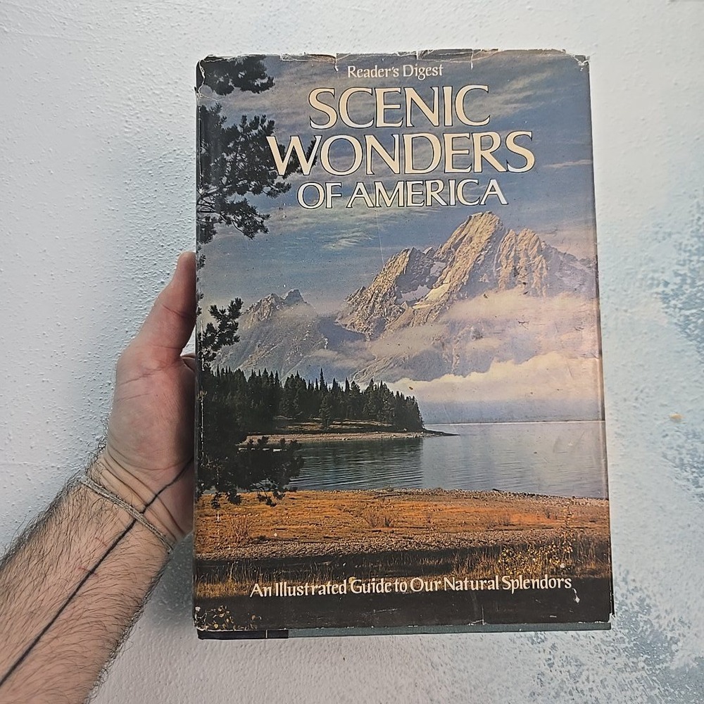 VTG Readers Digest Scenic‎ Wonders Of America Hardcover Book Nature Photography